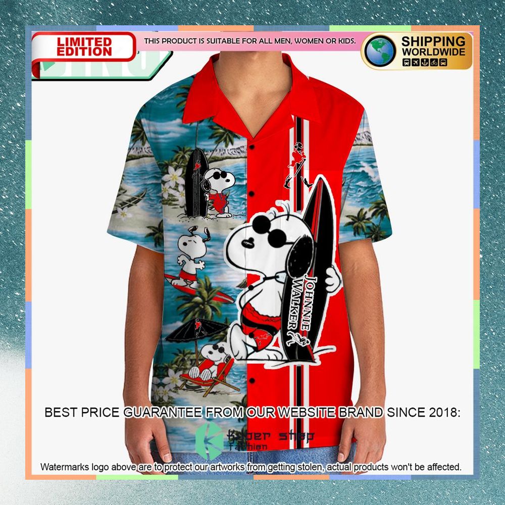 Johnnie Walker Snoopy Hawaiian Shirt and Shorts 5 johnnie walker snoopy hawaiian shirt and shorts 2 827