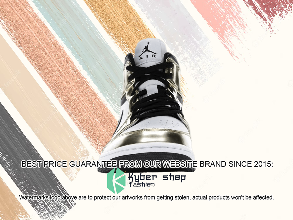 Jordan 1 Mid Metallic Gold Black White 4 Jordan 1 Mid Metallic Gold Black White word1