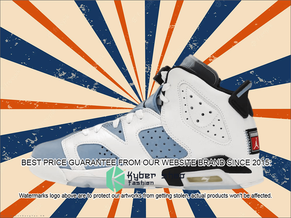 Jordan 6 Retro UNC White 3 Jordan 6 Retro UNC White word1