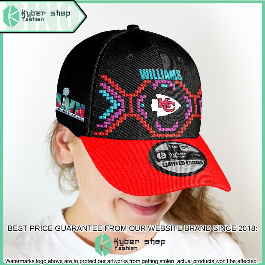 Joshua Williams 23 Kansas City Chiefs Super Bowl LVII Tarmac Cap 3 joshua williams 23 kansas city chiefs super bowl lvii tarmac cap 3 492