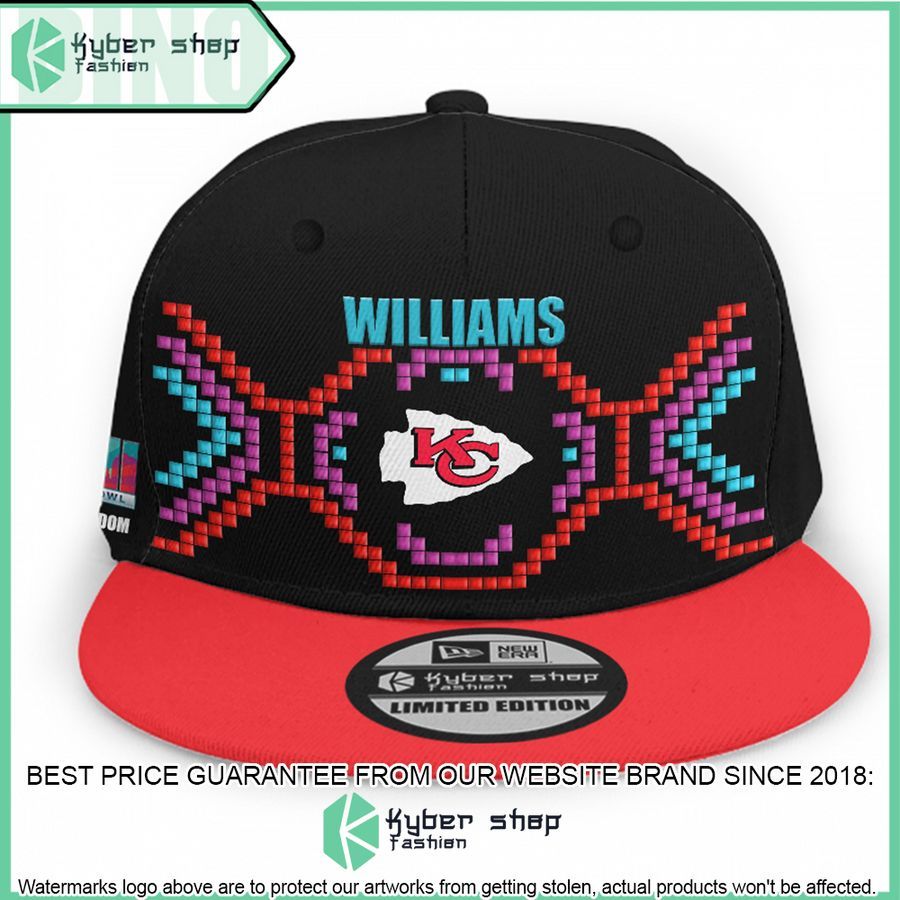 Joshua Williams 23 Kansas City Chiefs Super Bowl LVII Tarmac Cap 6 joshua williams 23 kansas city chiefs super bowl lvii tarmac cap 6 964