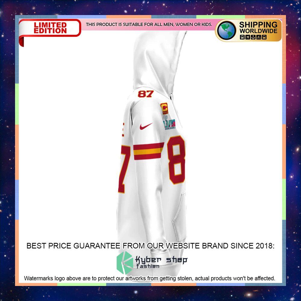 Kansas City Chiefs Kelce 87 White Hoodie Dress 10 kansas city chiefs kelce 87 white hoodie dress 5 902