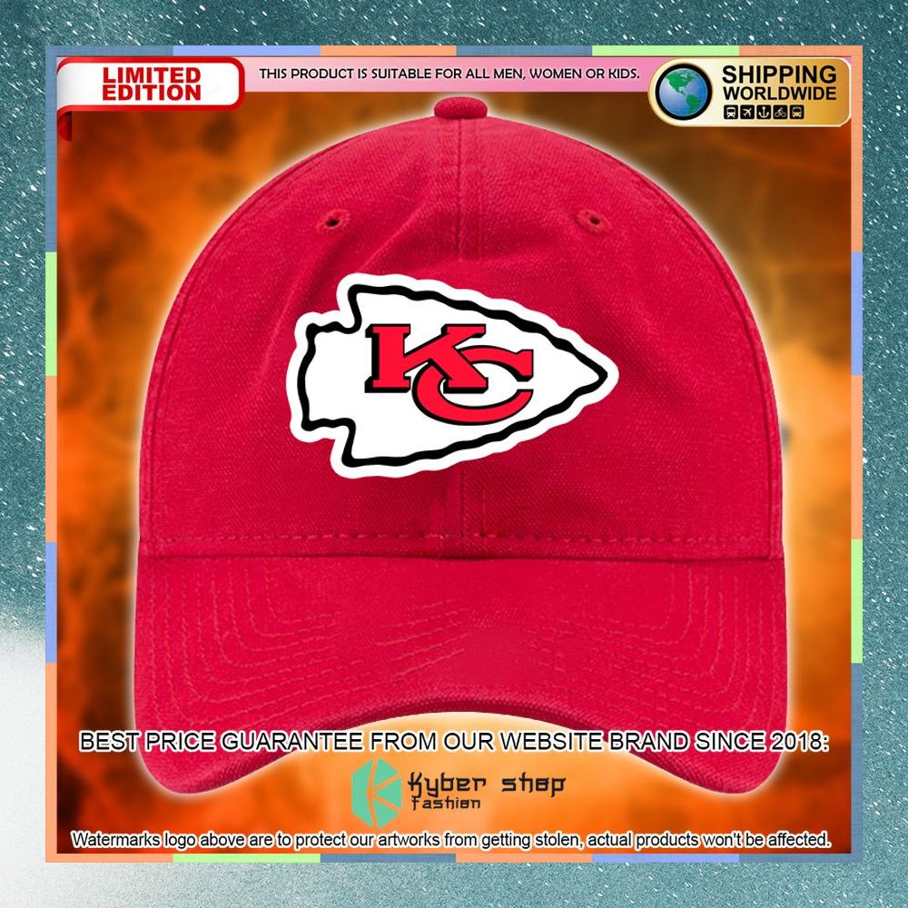 Champion Super Bowl LVII Kansas City Chiefs red Cap 5 Champion Super Bowl LVII Kansas City Chiefs red Cap word3