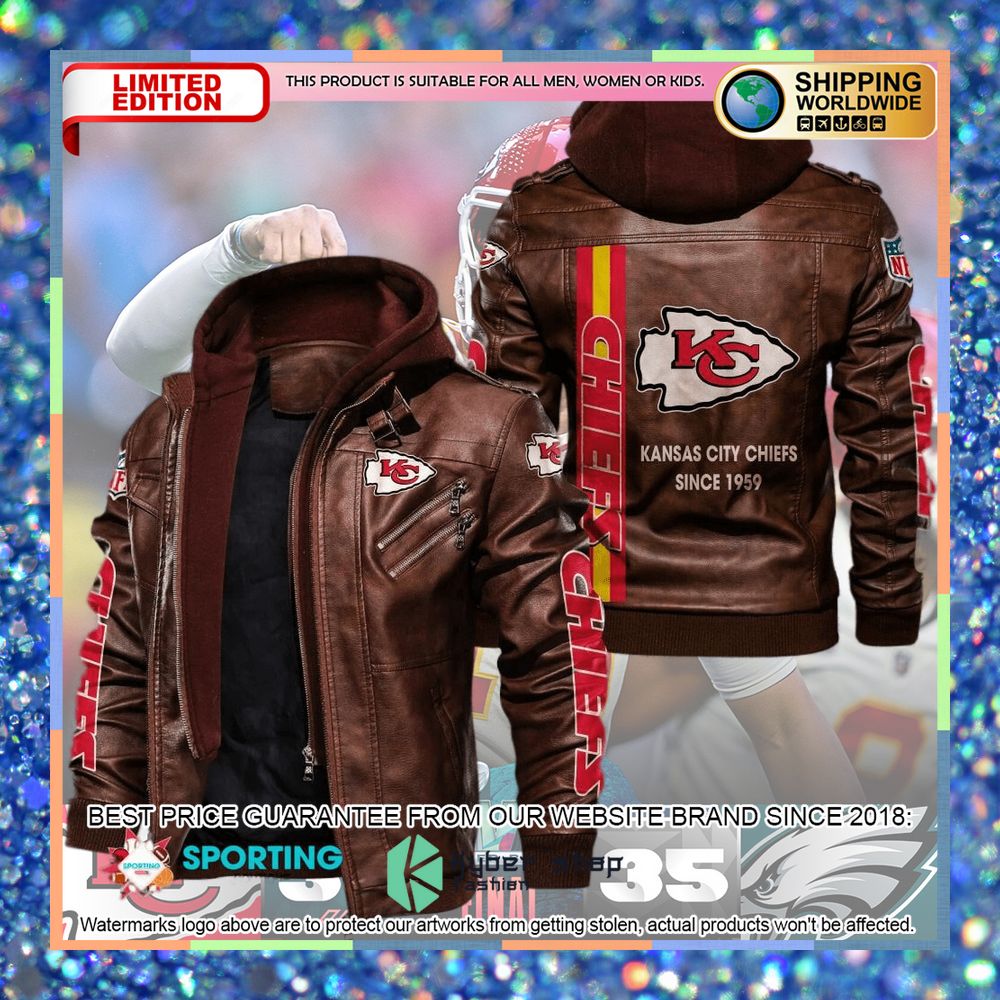 Kansas City Chiefs Since 1959 Leather Jacket 4 Kansas City Chiefs Since 1959 Leather Jacket word3