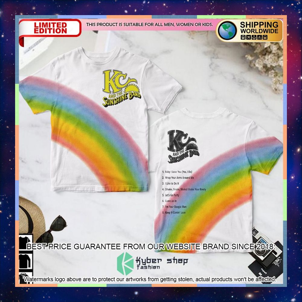 kc and sunshine band part 3d t shirt 1 340