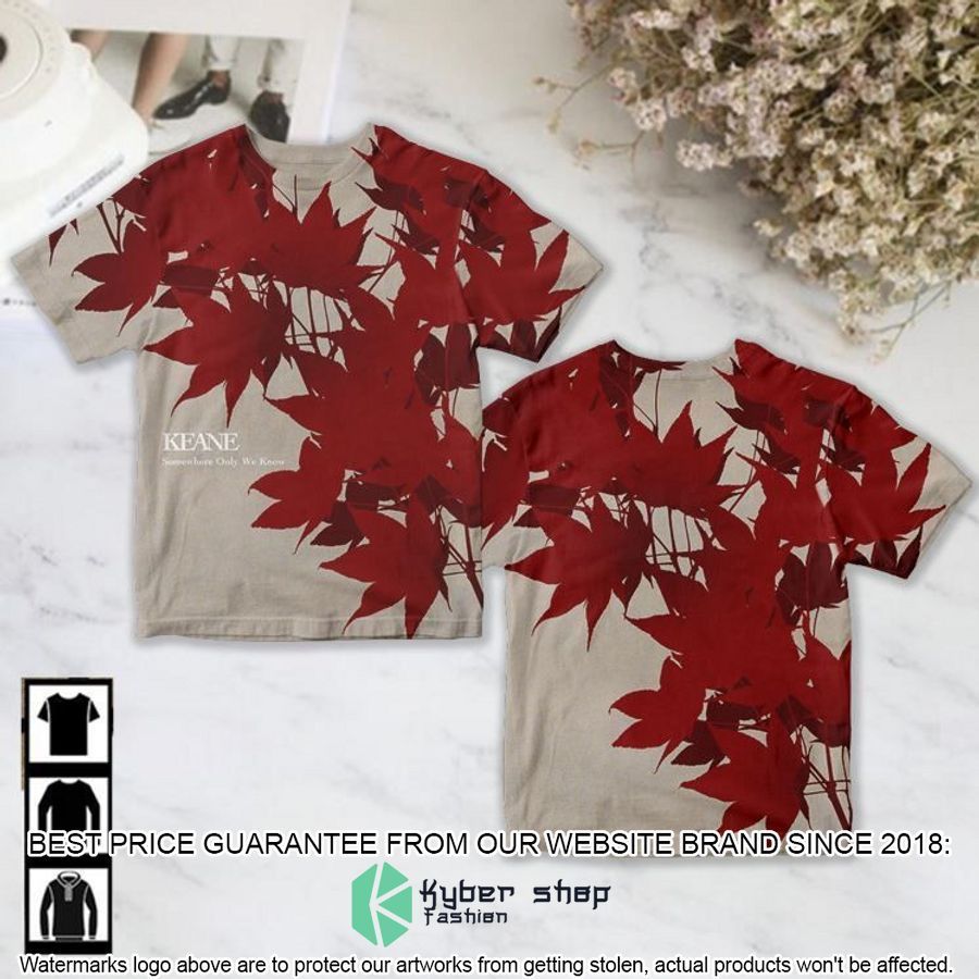 keane somewhere only we know 3d t shirt 1 716