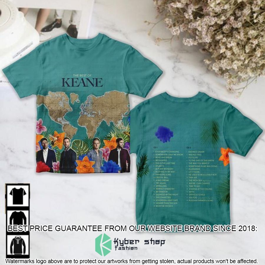 keane the best of keane 3d t shirt 1 602