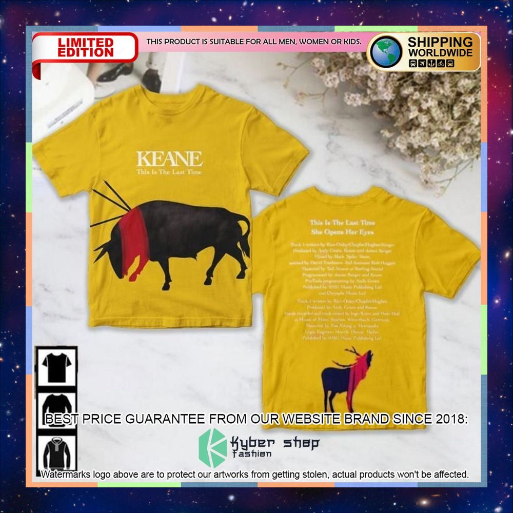 keane this is the last time 3d t shirt 1 188