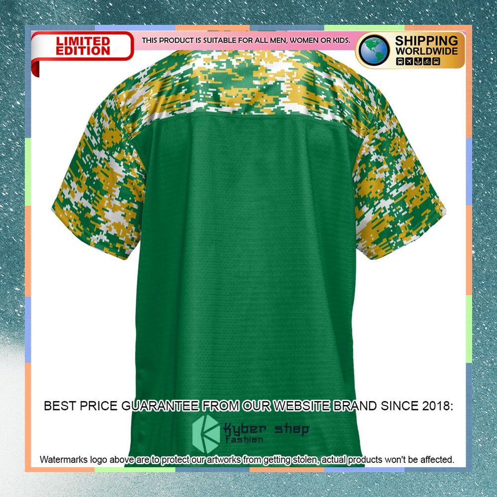 Kentucky State Thorobreds Green Football Jersey 7 Kentucky State Thorobreds Green Football Jersey word2
