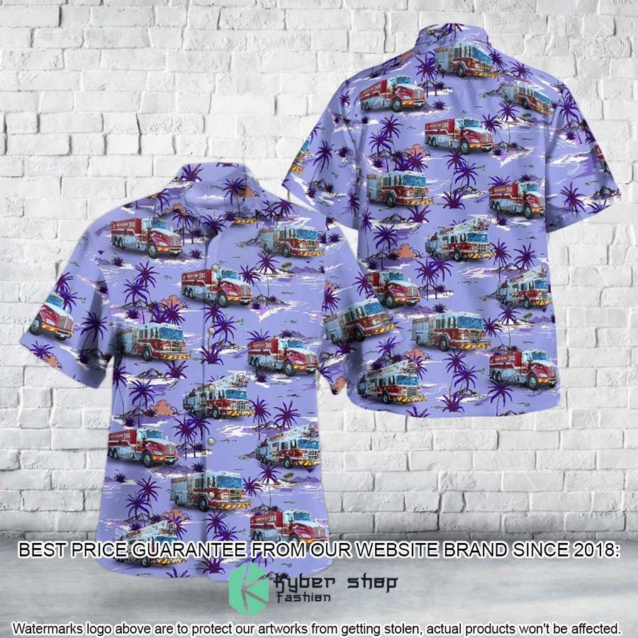King City Ontario Canada King Township Fire & Emergency Services Hawaiian Shirt