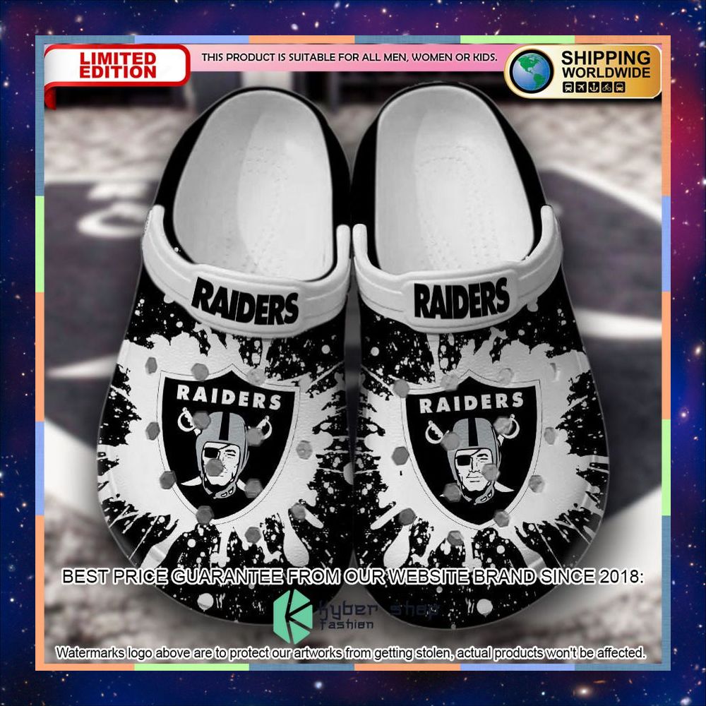 Las Vegas Raiders Crocband Clog 4 las vegas raiders crocband clog 1 52