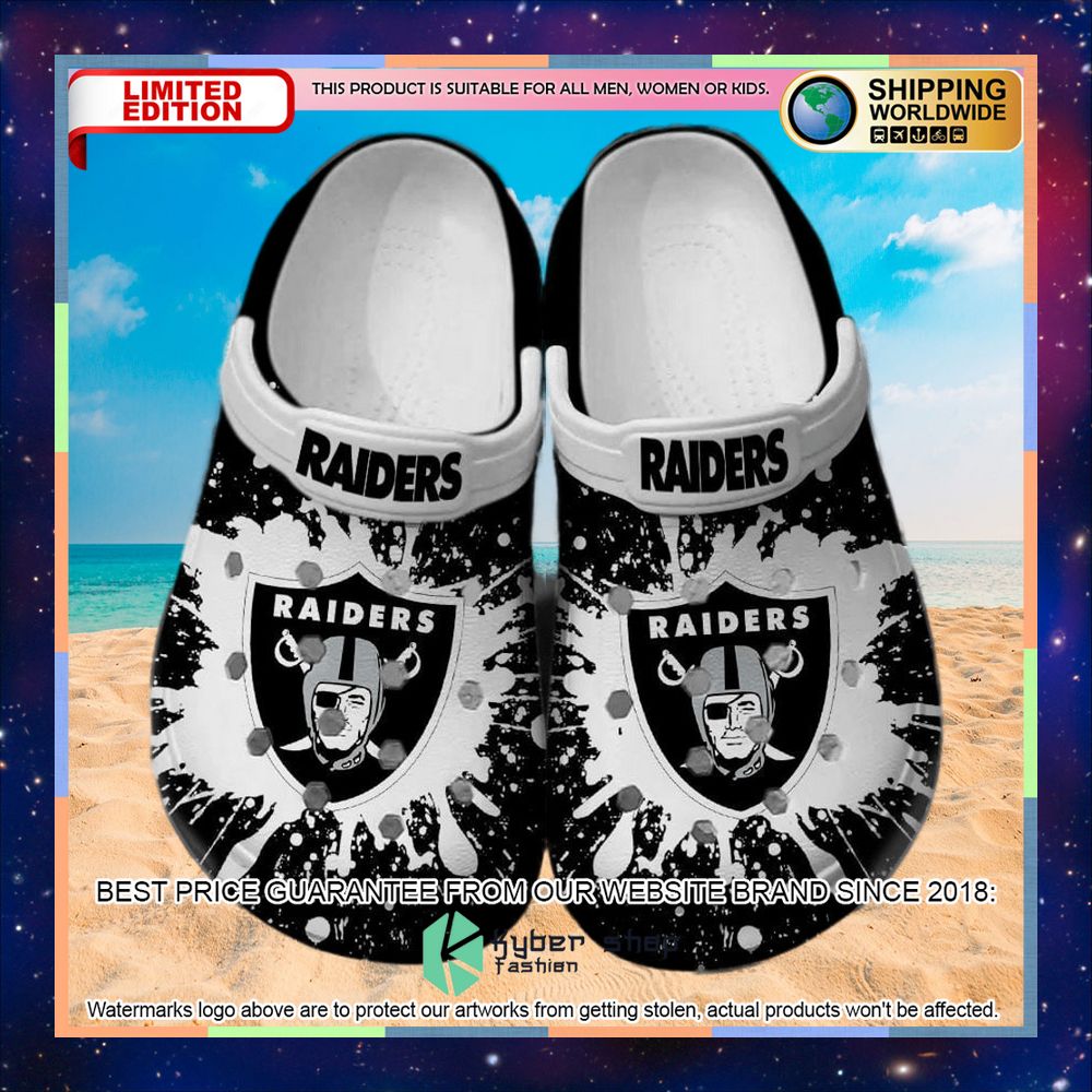 Las Vegas Raiders Crocband Clog 5 las vegas raiders crocband clog 2 468
