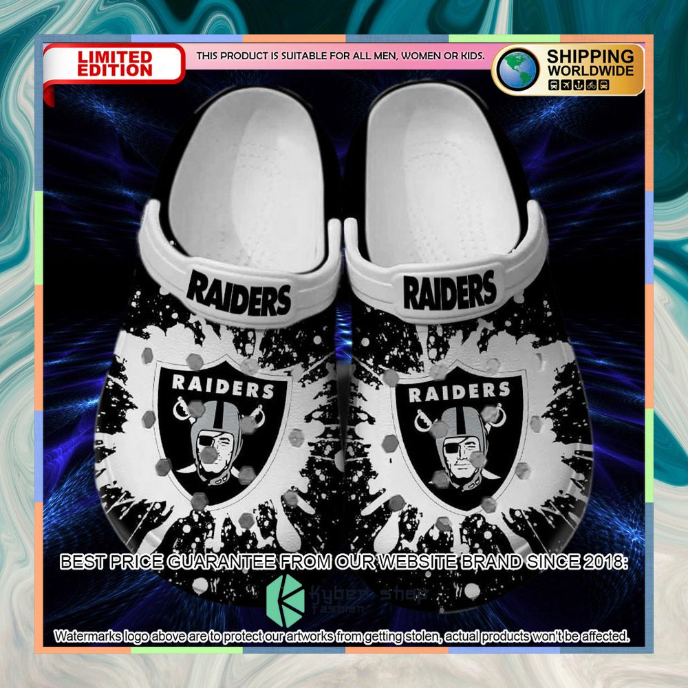 Las Vegas Raiders Crocband Clog 9 las vegas raiders crocband clog 3 535