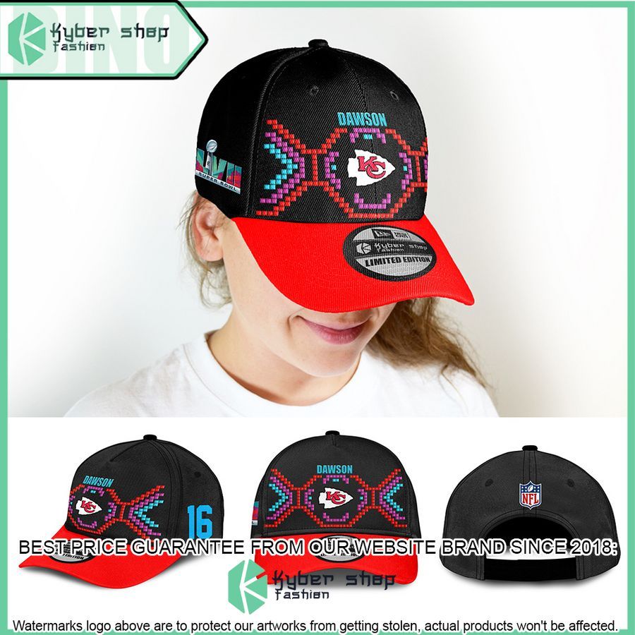 Len Dawson 16 Kansas City Chiefs Super Bowl LVII Tarmac Cap 4 len dawson 16 kansas city chiefs super bowl lvii tarmac cap 4 329