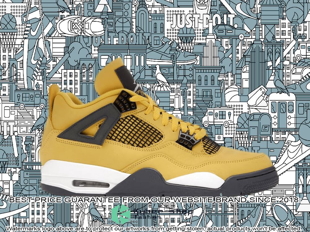 Lightning 2021 Air Jordan 4 Retro word3