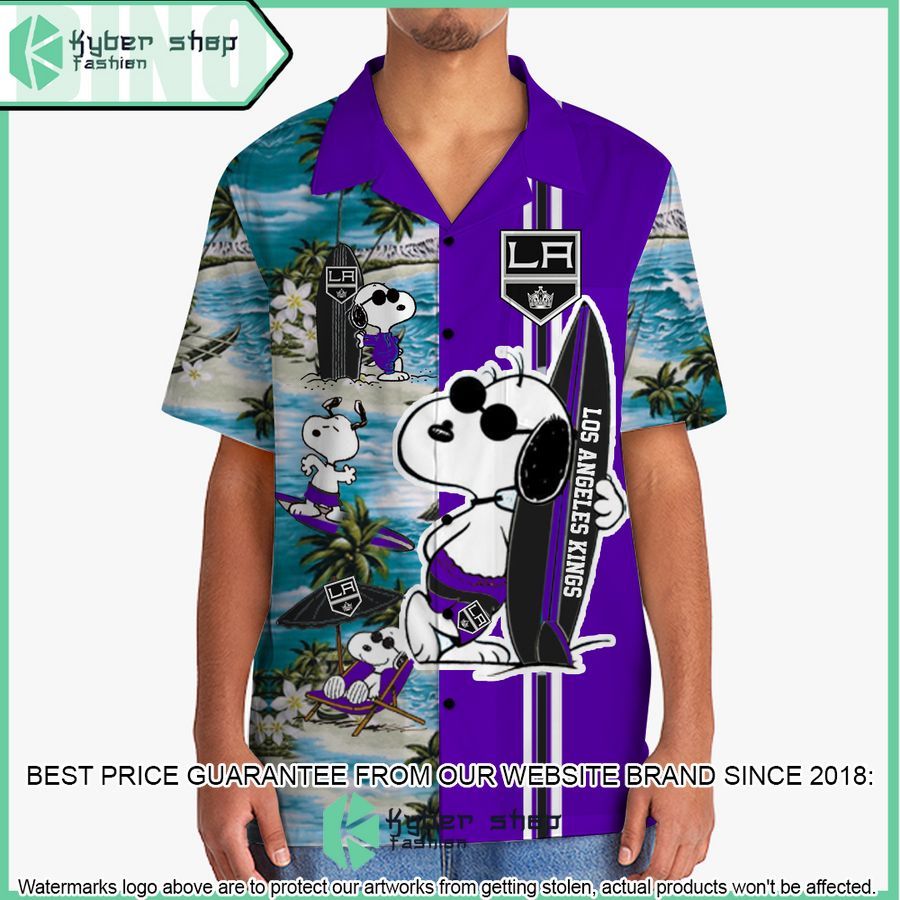 los angeles kings snoopy hawaiian shirt and shorts 2 211