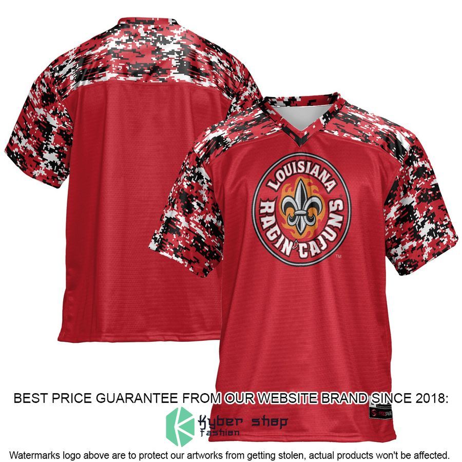 Louisiana Ragin' Cajuns Cardinal Football Jersey