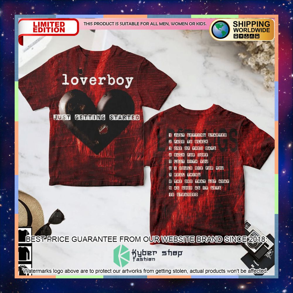loverboy getting started 3d t shirt 1 706