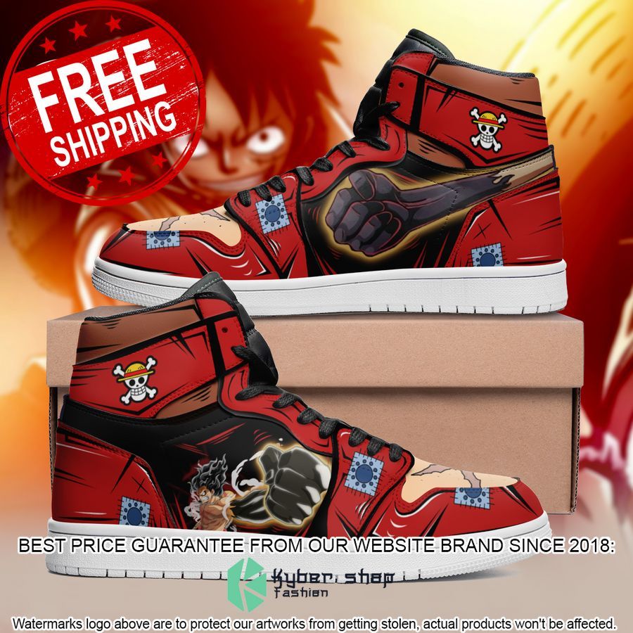 Luffy Armament Haki One Piece Air Jordan High Top Shoes