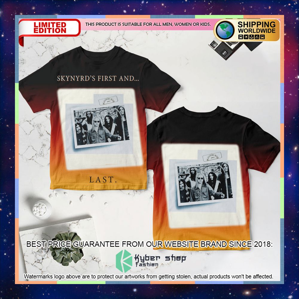 lynyrd skynyrd skynyrds first and last 3d t shirt 1 511