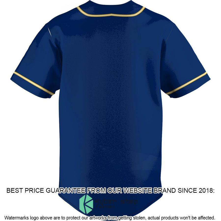 Marquette Golden Eagles Blue Baseball Jersey 3 Marquette Golden Eagles Blue Baseball Jersey word1