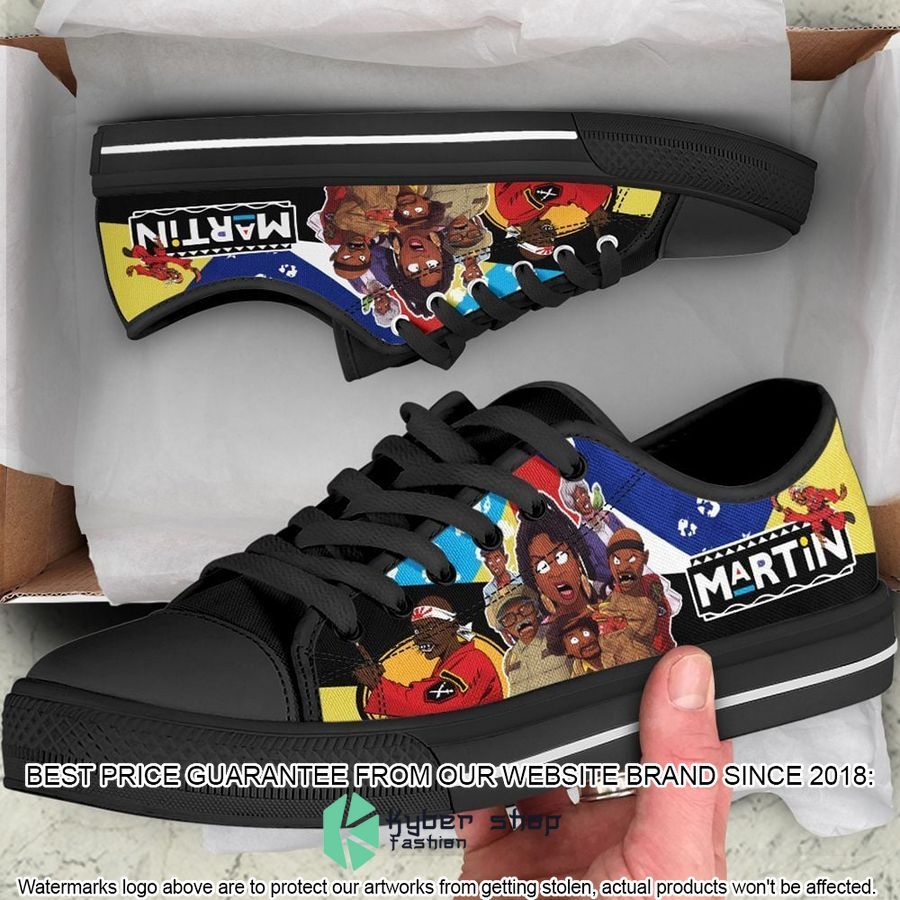 Martin TV series black Canvas Low Top Shoes