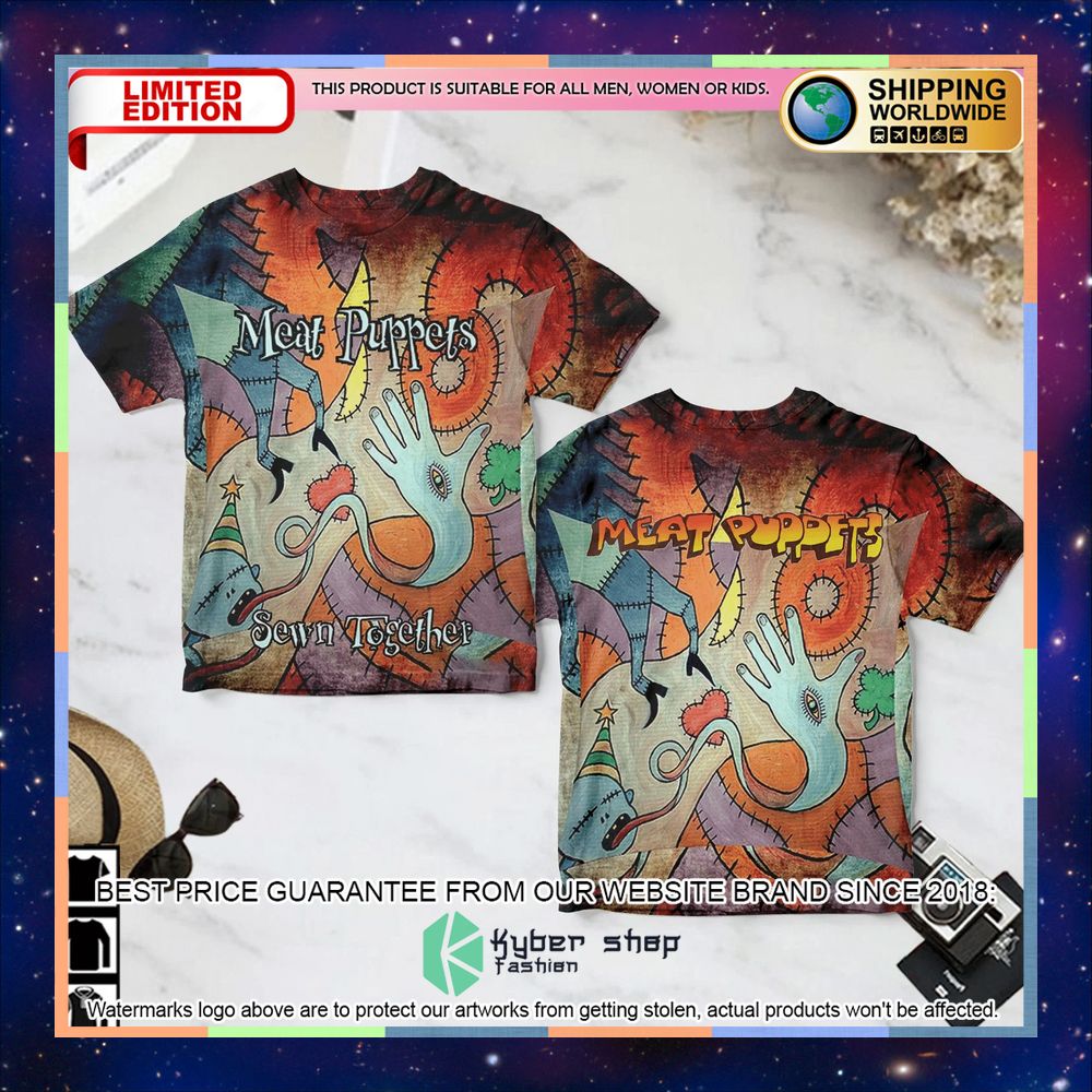 meat puppets sewn together 3d t shirt 1 747