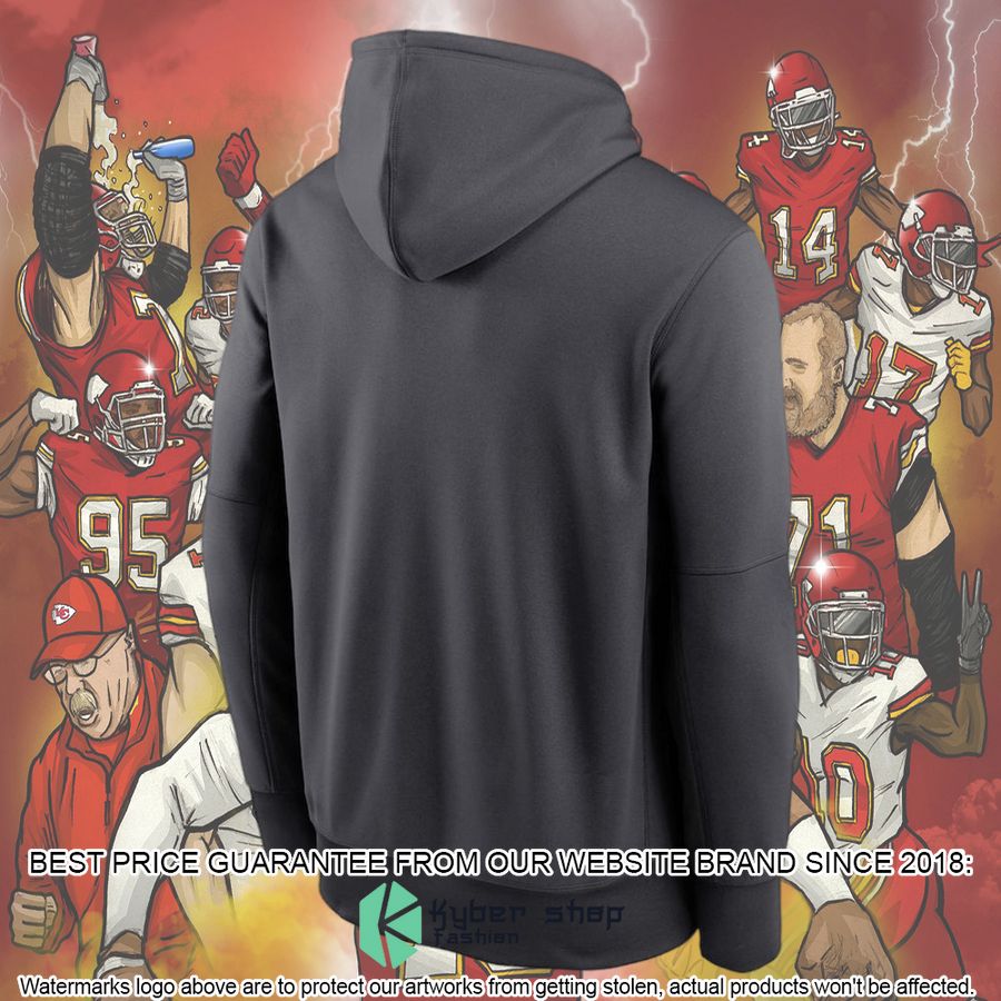 Men's Kansas City Chiefs Anthracite Super Bowl LVII Champions Trophy Hoodie 3 Men's Kansas City Chiefs Anthracite Super Bowl LVII Champions Trophy Hoodie word1