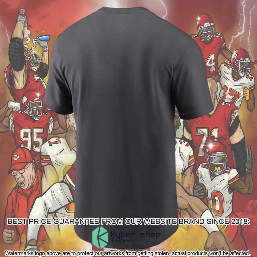 Men's Kansas City Chiefs Anthracite Super Bowl LVII Champions Trophy T-Shirt 3 Men's Kansas City Chiefs Anthracite Super Bowl LVII Champions Trophy T-Shirt word2