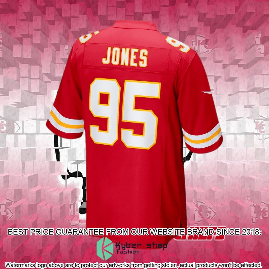 Men's Kansas City Chiefs Chris Jones Nike Red Super Bowl LVII Patch Football Jersey 6 Men's Kansas City Chiefs Chris Jones Nike Red Super Bowl LVII Patch Football Jersey word1