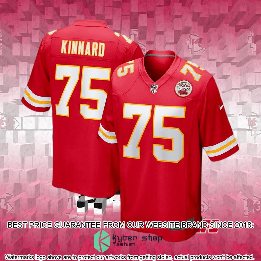 Men's Kansas City Chiefs Darian Kinnard Nike Red Football Jersey 4 Men's Kansas City Chiefs Darian Kinnard Nike Red Football Jersey word3
