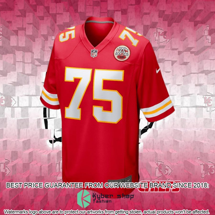 Men's Kansas City Chiefs Darian Kinnard Nike Red Football Jersey 5 Men's Kansas City Chiefs Darian Kinnard Nike Red Football Jersey word3