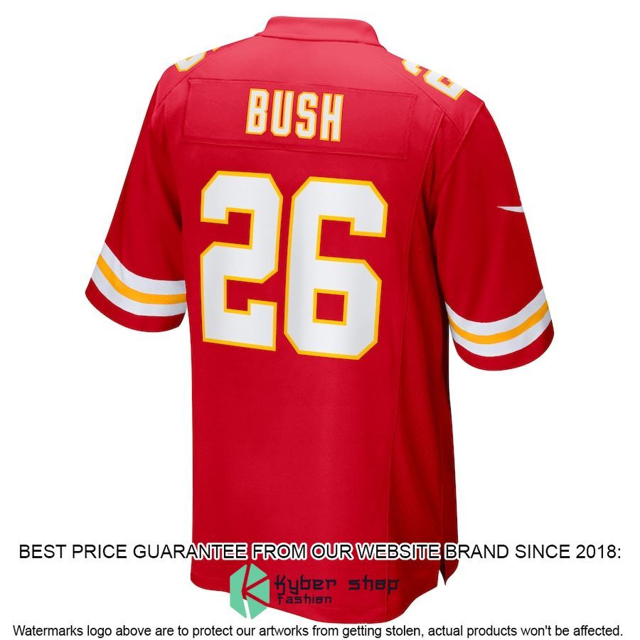 Men's Kansas City Chiefs Deon Bush Nike Red Football Jersey 3 Men's Kansas City Chiefs Deon Bush Nike Red Football Jersey word1
