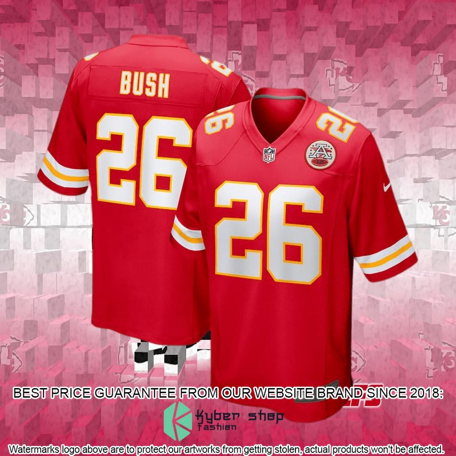 Men's Kansas City Chiefs Deon Bush Nike Red Football Jersey 4 Men's Kansas City Chiefs Deon Bush Nike Red Football Jersey word1