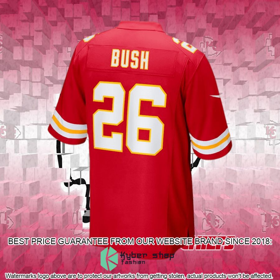 Men's Kansas City Chiefs Deon Bush Nike Red Football Jersey 6 Men's Kansas City Chiefs Deon Bush Nike Red Football Jersey word1