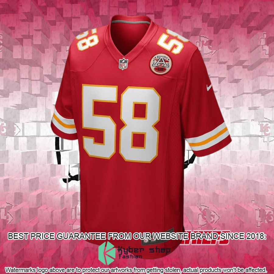 Men's Kansas City Chiefs Derrick Thomas Nike Red Retired Football Jersey 5 Men's Kansas City Chiefs Derrick Thomas Nike Red Retired Football Jersey word3