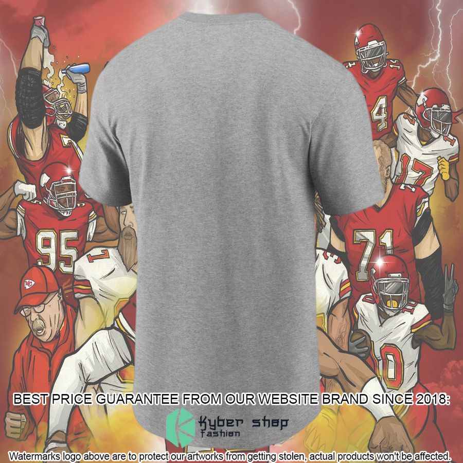 Men's Kansas City Chiefs Gray Super Bowl LVII Champions Trophy T-Shirt 3 Men's Kansas City Chiefs Gray Super Bowl LVII Champions Trophy T-Shirt word1