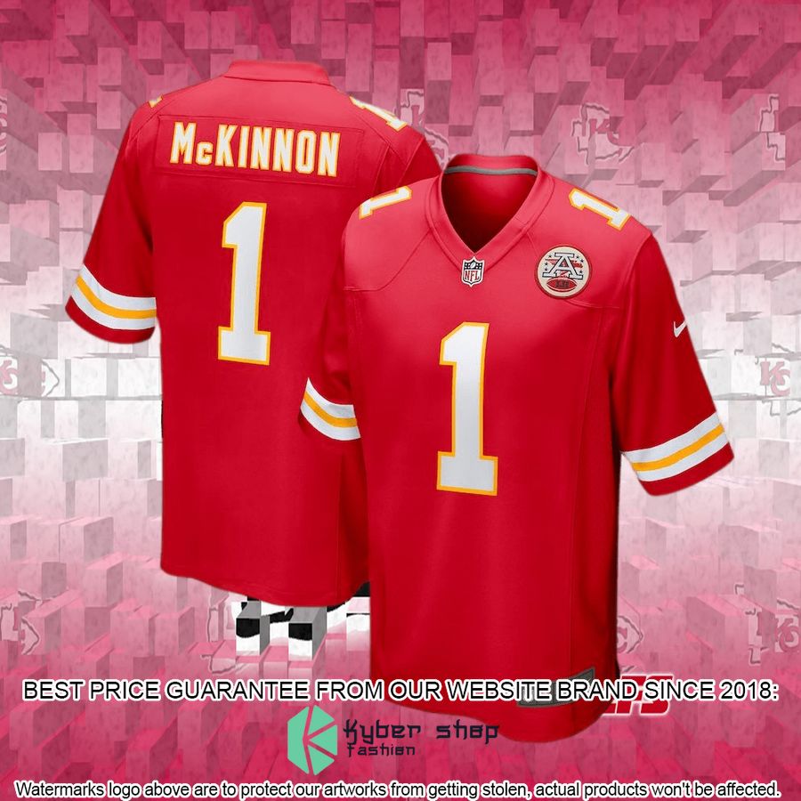 Men's Kansas City Chiefs Jerick Mckinnon Nike Red Football Jersey 4 Men's Kansas City Chiefs Jerick Mckinnon Nike Red Football Jersey word1