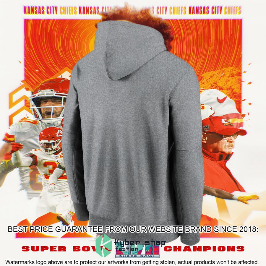 Men's Kansas City Chiefs Nike Heather Gray Super Bowl LVII Champions Hoodie 6 Men's Kansas City Chiefs Nike Heather Gray Super Bowl LVII Champions Hoodie word1