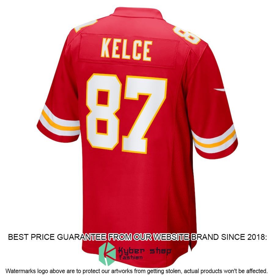 Men's Kansas City Chiefs Travis Kelce Nike Red Super Bowl LVII Patch Football Jersey 3 Men's Kansas City Chiefs Travis Kelce Nike Red Super Bowl LVII Patch Football Jersey word1