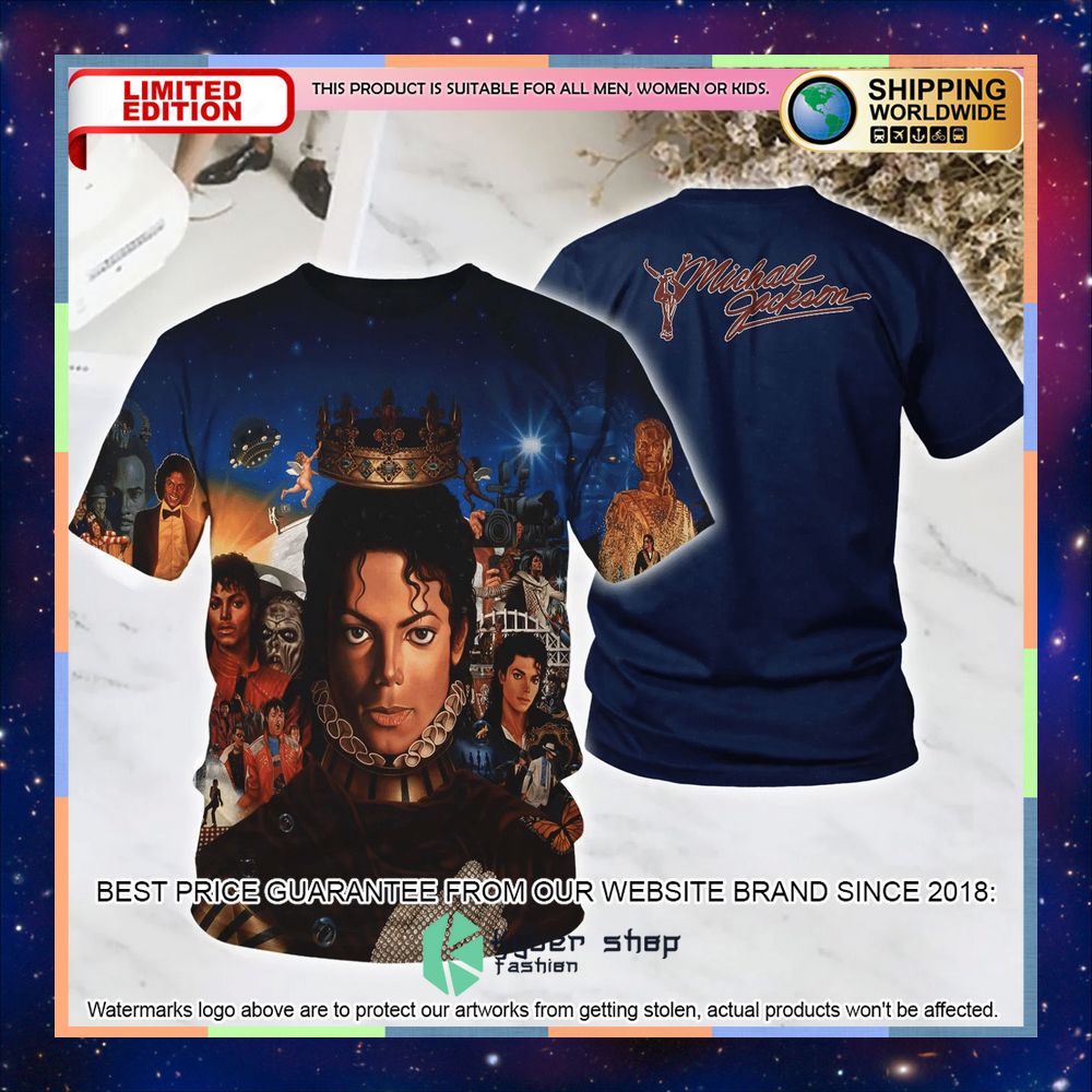 michael jackson michael 3d t shirt 1 754