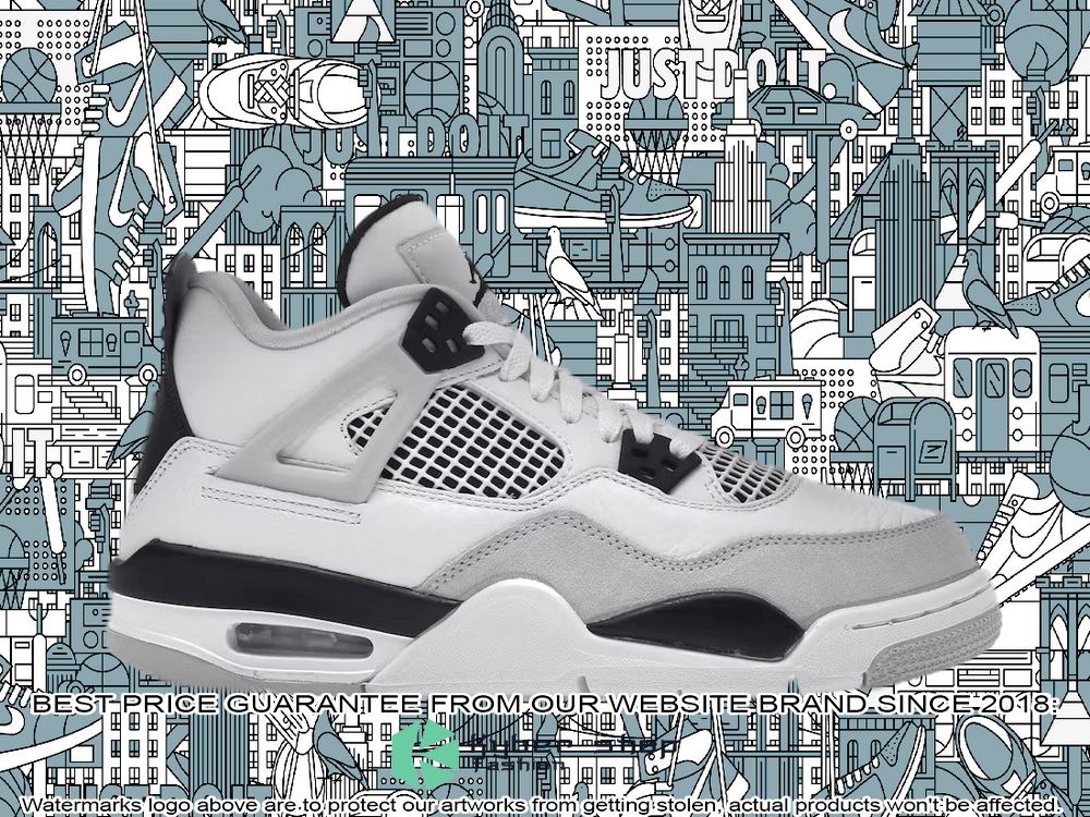 Military Black GS Air Jordan 4 Retro word2
