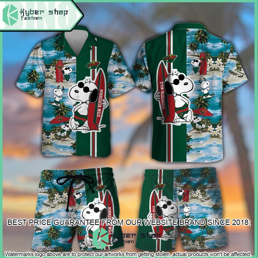 Minnesota Wild Snoopy Hawaiian Shirt and Shorts 3 minnesota wild snoopy hawaiian shirt and shorts 3 261
