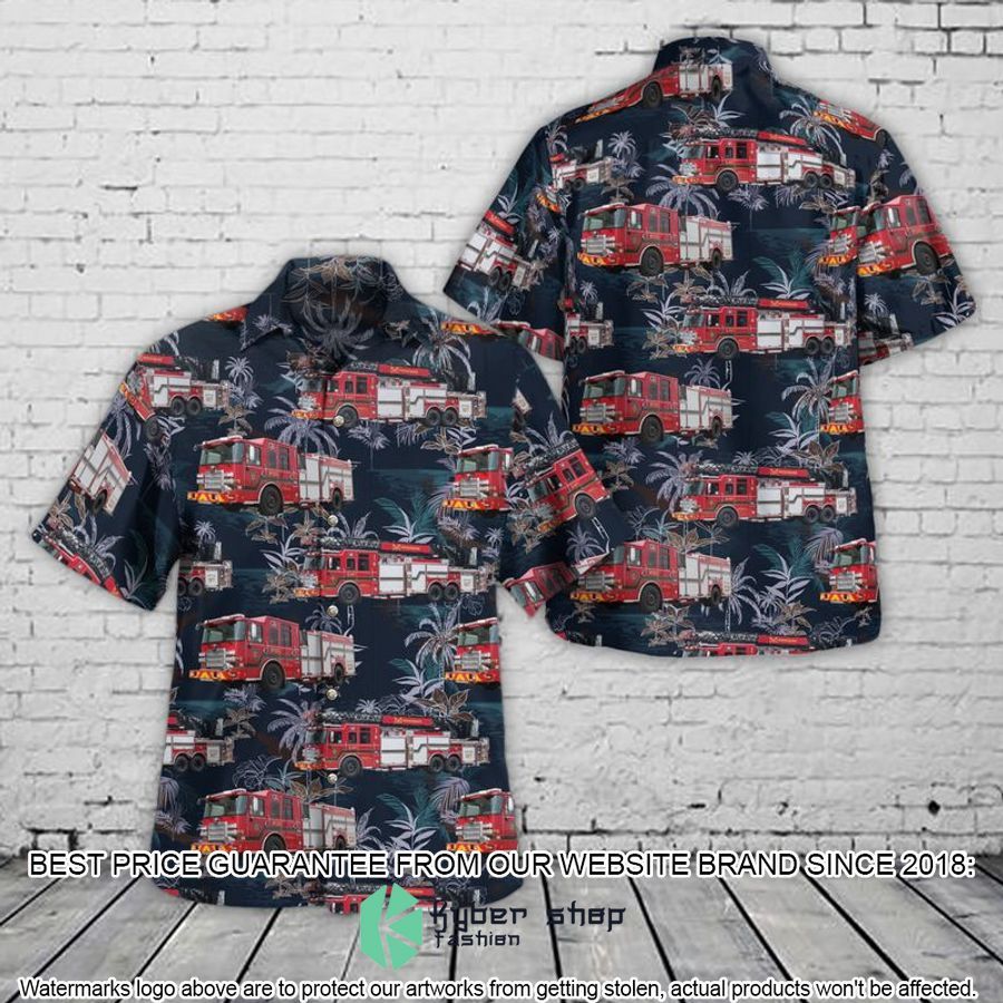 Mississauga Fire and Emergency Services Mississauga Ontario Canada Hawaiian Shirt