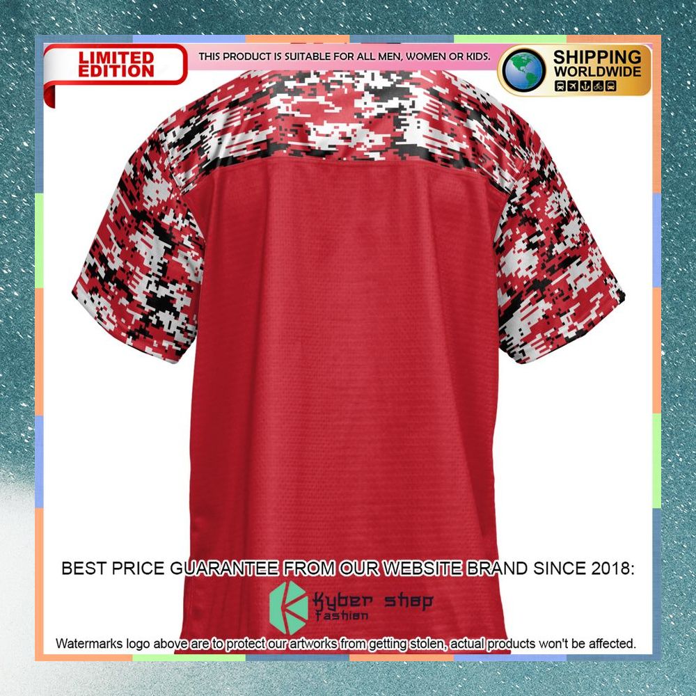 Monmouth College Fighting Scots Red Football Jersey 7 Monmouth College Fighting Scots Red Football Jersey word3