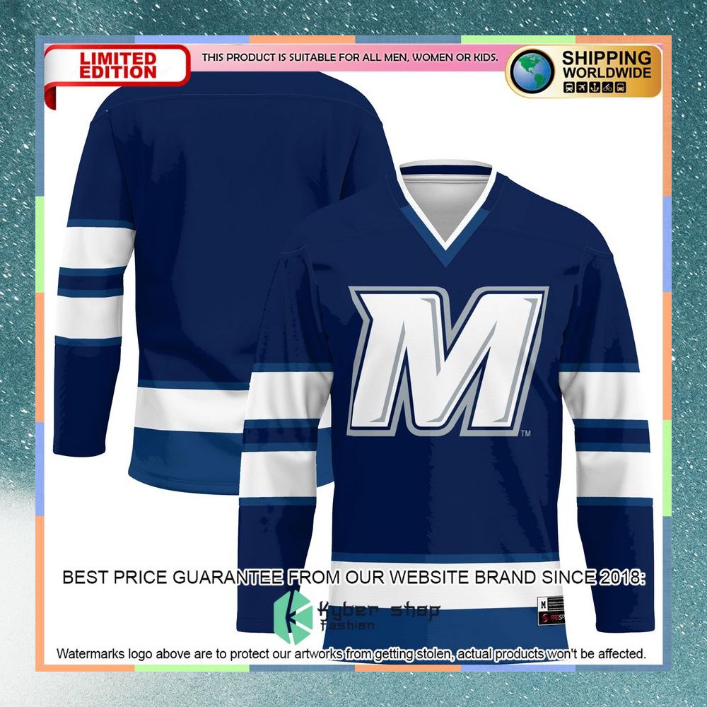 Monmouth Hawks Royal Hockey Jersey 5 Monmouth Hawks Royal Hockey Jersey word1