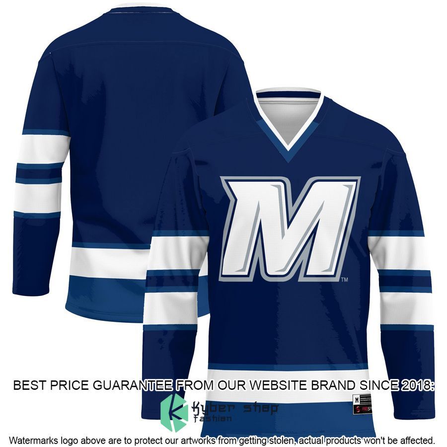 Monmouth Hawks Royal Hockey Jersey 4 Monmouth Hawks Royal Hockey Jersey word1