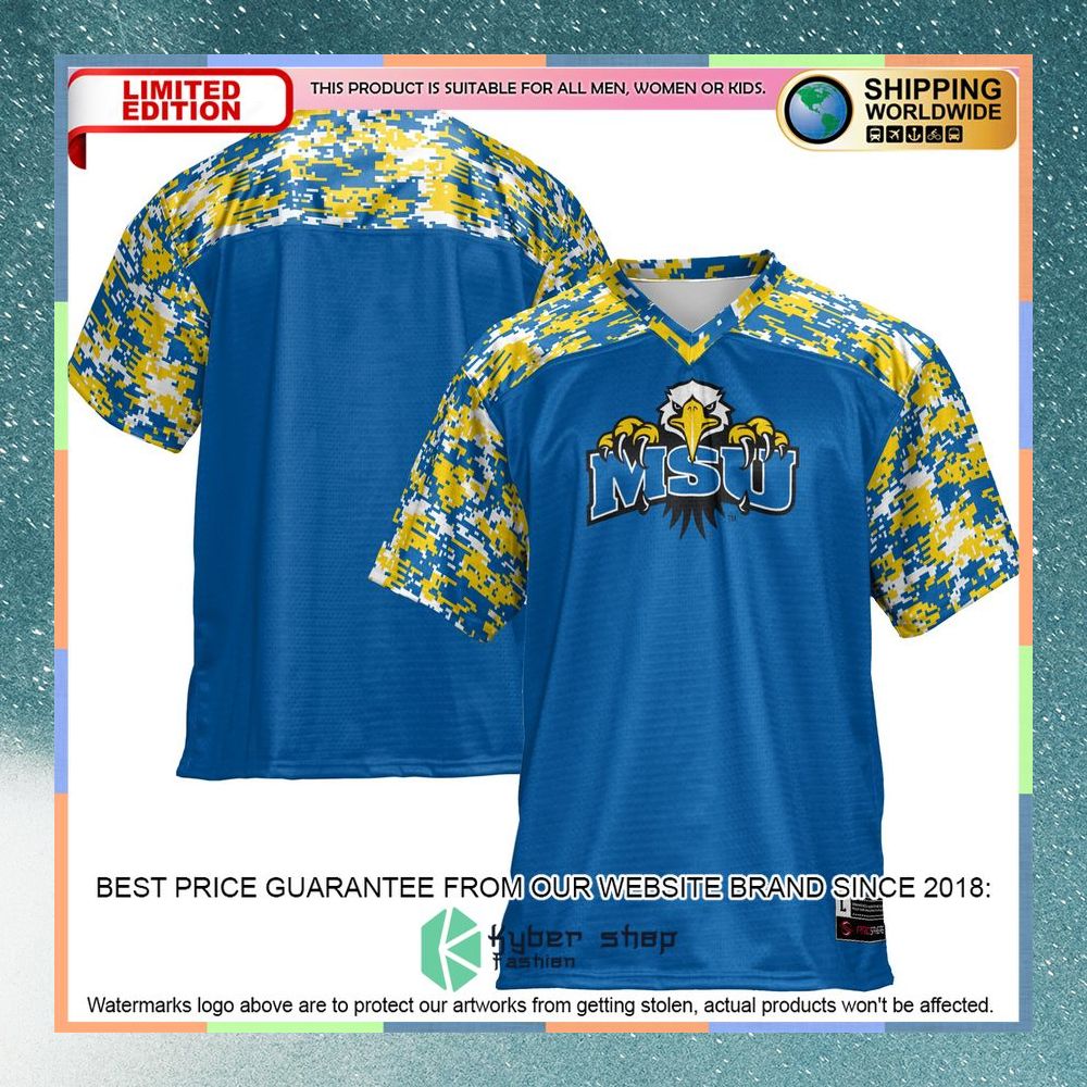 Morehead State Eagles Blue Football Jersey 5 Morehead State Eagles Blue Football Jersey word1