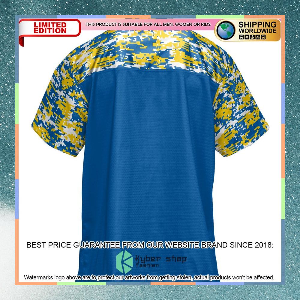 Morehead State Eagles Blue Football Jersey 7 Morehead State Eagles Blue Football Jersey word1
