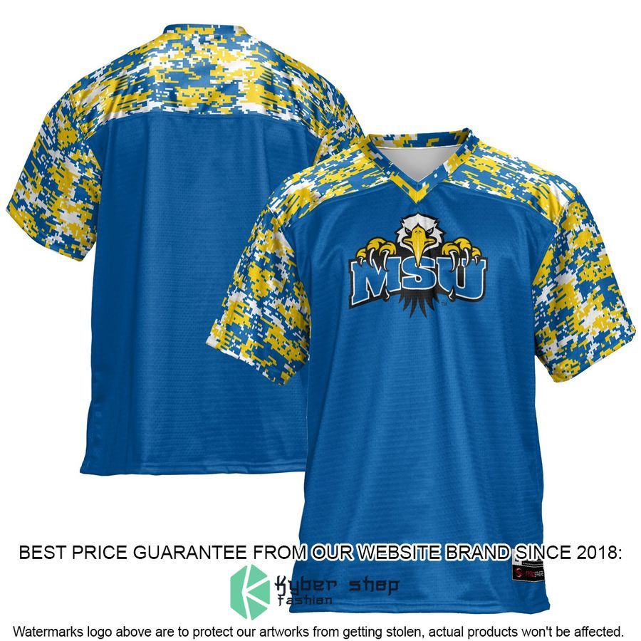 Morehead State Eagles Blue Football Jersey 4 Morehead State Eagles Blue Football Jersey word1